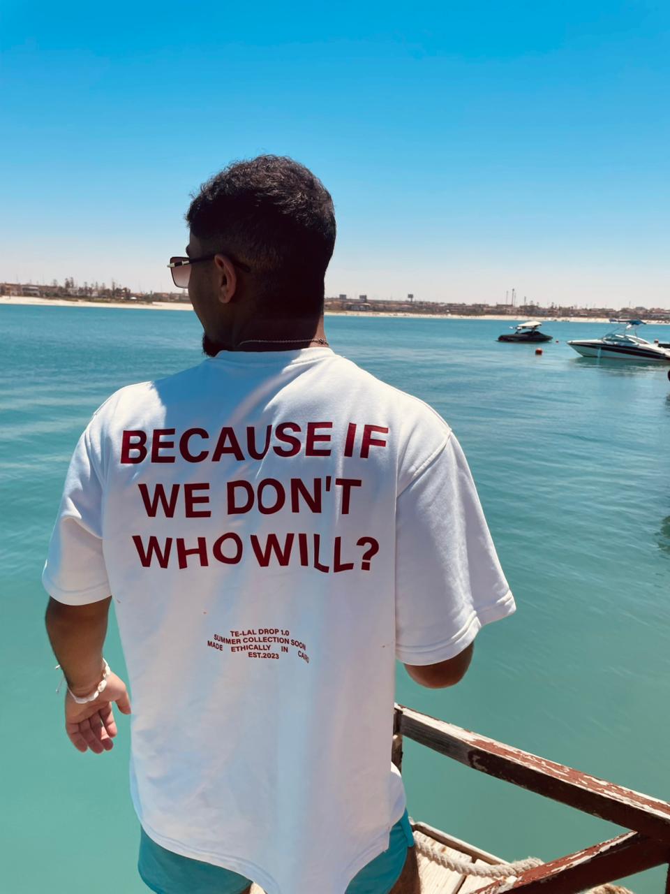 "WHO WILL" Box Fit Tee