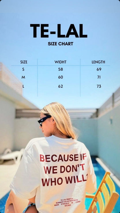 "WHO WILL" Box Fit Tee